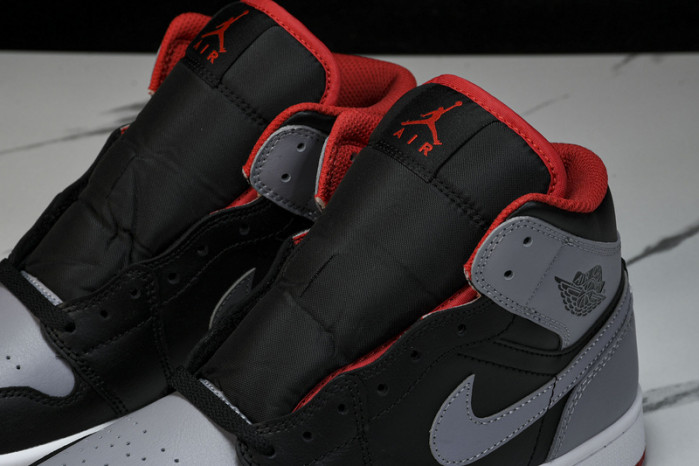 jordan 1 mid bred shadow - dq8426-006