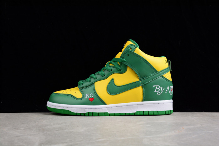 nike sb dunk high by any means brazil dn3741-700