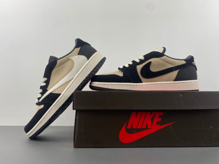 travis scott x air jordan 1 low og pale vanilla dm7866-201