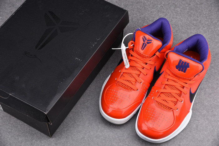 nike kobe 4 protro undefeated phoenix suns - cq3869-800