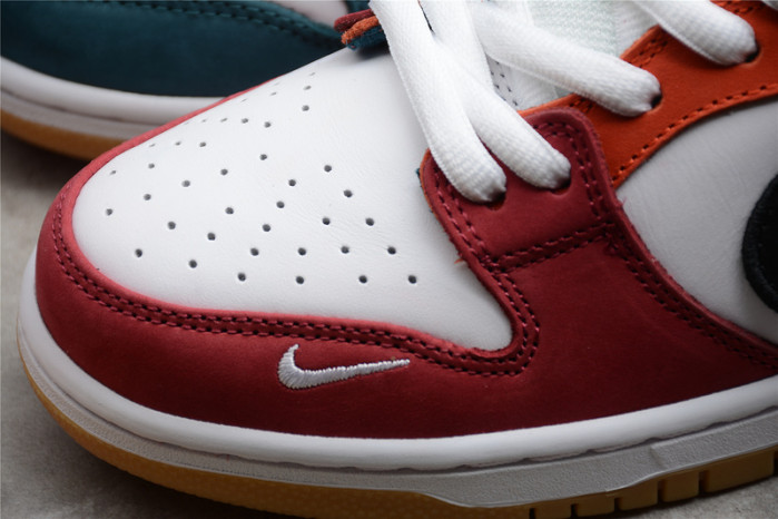 parra nike sb dunk low 2021 dh7695-100