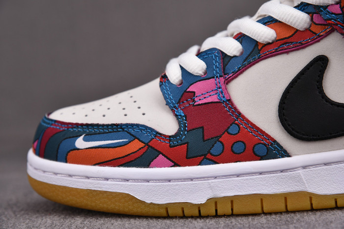 nike sb dunk low pro parra abstract art (2021) - dh7695-600