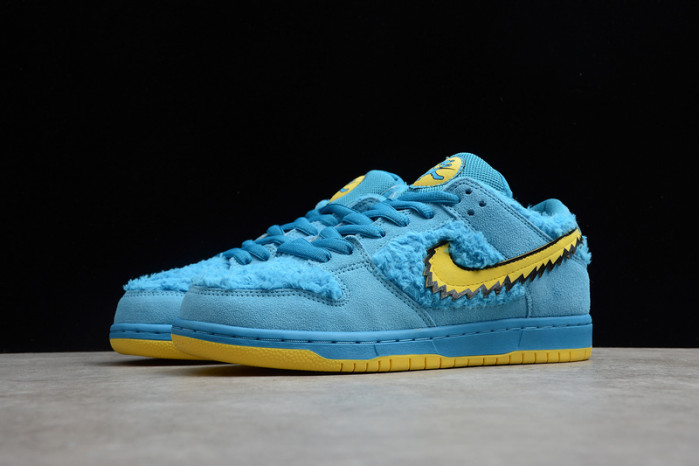 grateful dead x nike sb dunk low "blue bear"-cj5378-400