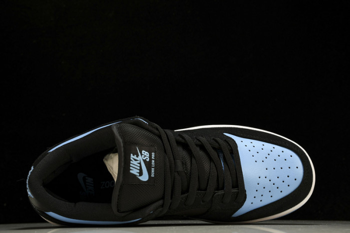 nike sb dunk low black university blue - 304292-048