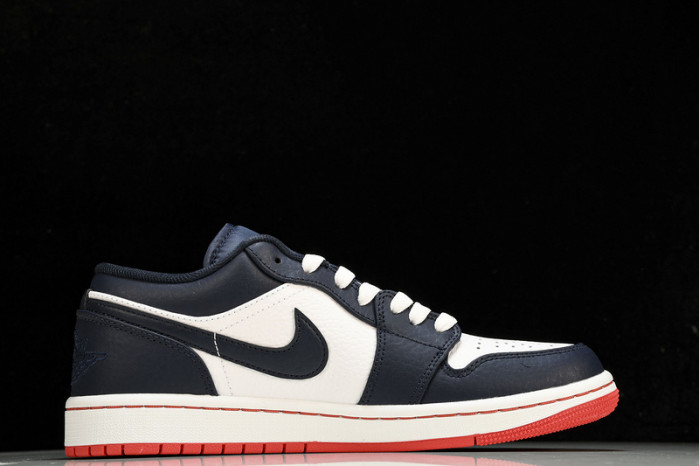 jordan 1 low obsidian ember glow - 553558-481