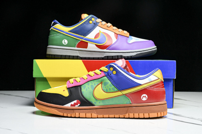 Nike Dunk Low Mario Kart Custom DH0952-102