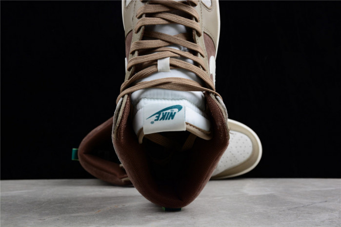 nike dunk high light chocolate - dh5348-100