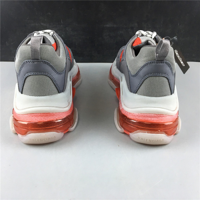 bl triple s trainers clear sole red grey 541624 w09oh 1010
