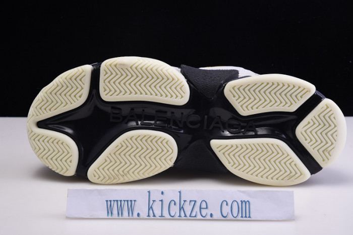 bl triple s trainers clear sole grey yellof white 541624 w09oh 1008