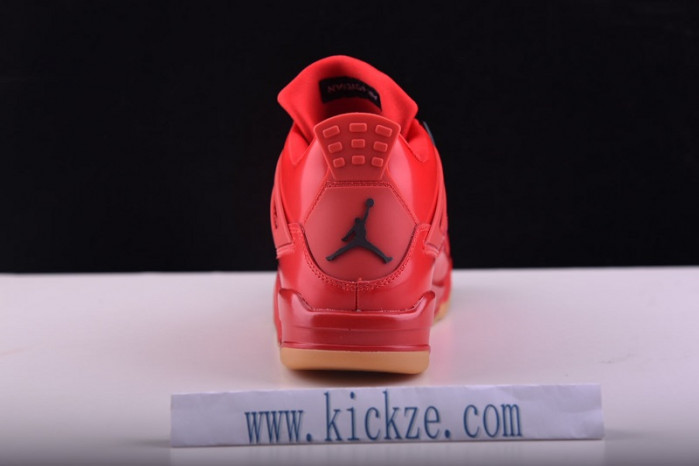air jordan 4 fire red gum singles day av3914-600