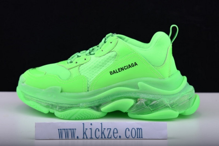 bl triple s neon green - 541624 w09ol 3801