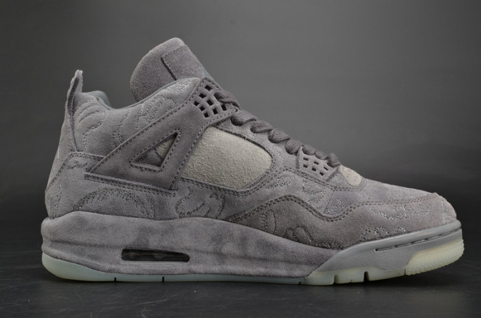 kaws x air jordan 4 “cool grey” 930155-003