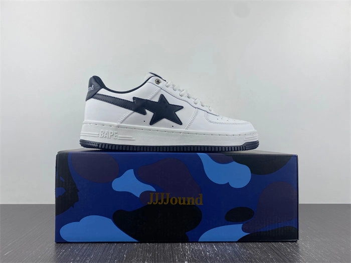 Comfortable A Bathing Ape Bape Sta JJJJound White Navy  1I73-291- 5320