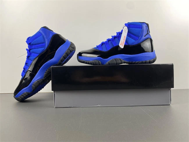 Air Jordan 11 Royal blue black CT8012- Comfortable 4084