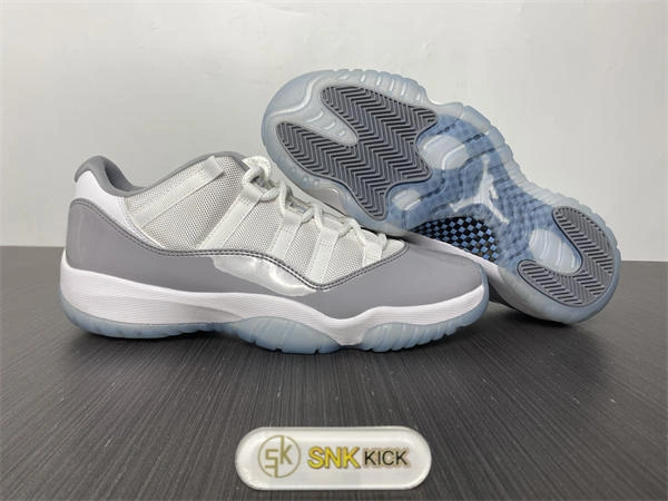 Breathable Jordan 11 Retro Low Cement Grey  AV2187- 4079