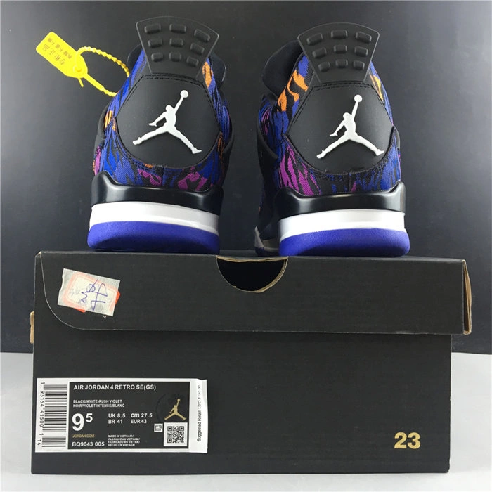Jordan 4 Retro Black Rush Violet BQ9043- MultiPurpose 3969
