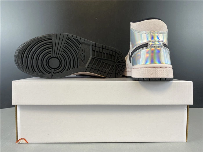 Jordan1 Mid Dirty Powder Iridescent BQ6472- ComfortFit 3746