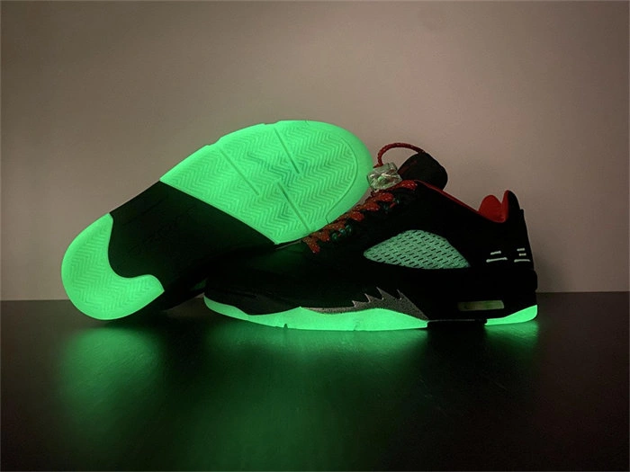 Breathable Jordan5 Low CLOT Jade DM4640- 4011