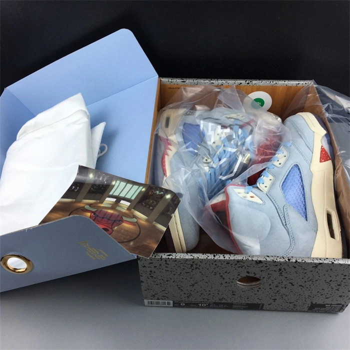 Affordable Jordan5 Trophy Room Ice Blue CI1899- 4018