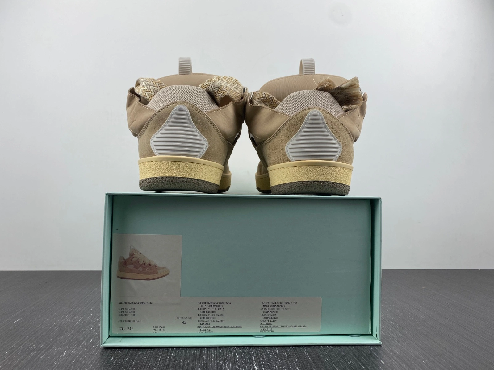 Lanvon Curb Sneaker Ecru FM-SKRK11-DRAG-E Sporty 953