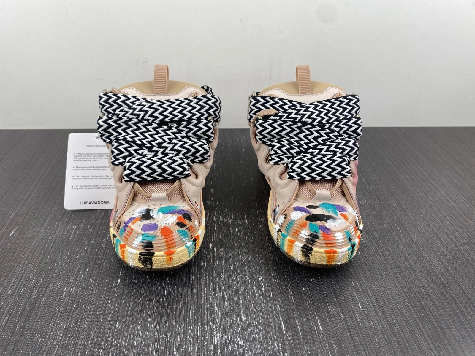 Lanvon Leather Curb Gallery Dept. Pale Pink Multi FW-SKDK02-DRGD-P22B5S MoistureWicking 853