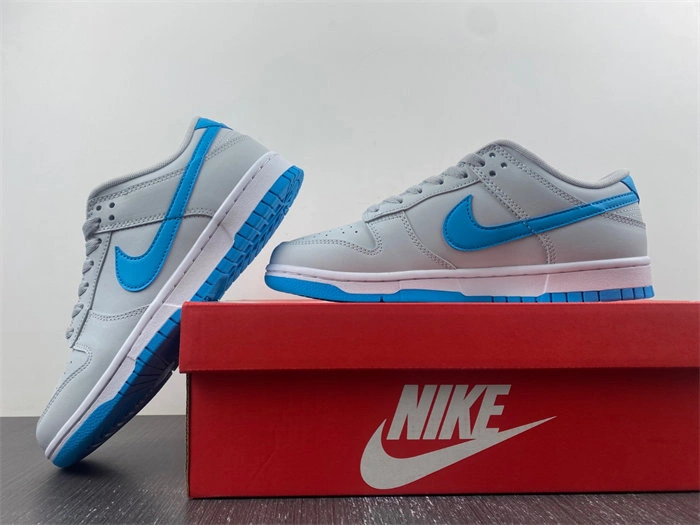 WrinkleFree Nike Dunk Low Retro Pure Platinum Blue Lightning DV0831- 4628