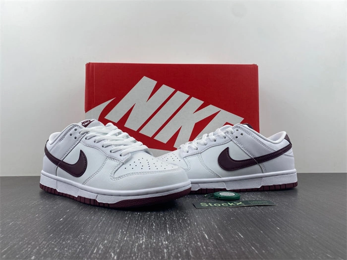 Contemporary Nike Dunk Low Retro White Night Maroon dv0831- 4600