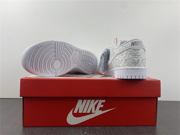 Nike Dunk Low White Paisley DJ9955- FastDry 4733